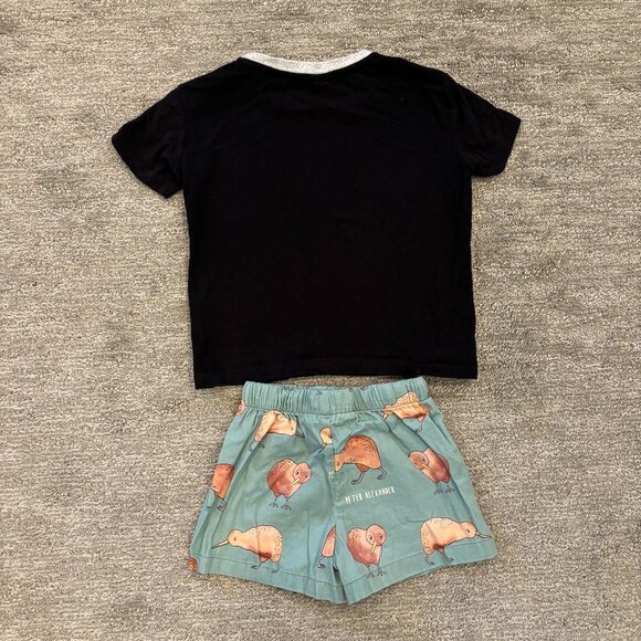 Pajamas - Toddler PJs - Kiwi Bird Print - Size 3 (Age 3) - Peter Alexander - Picture 2 of 5